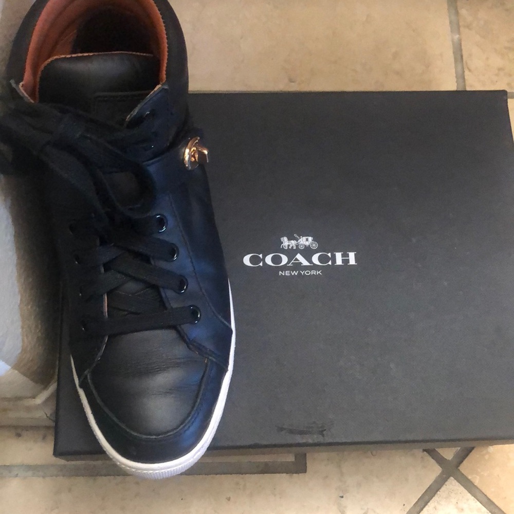 Coach high top shoes